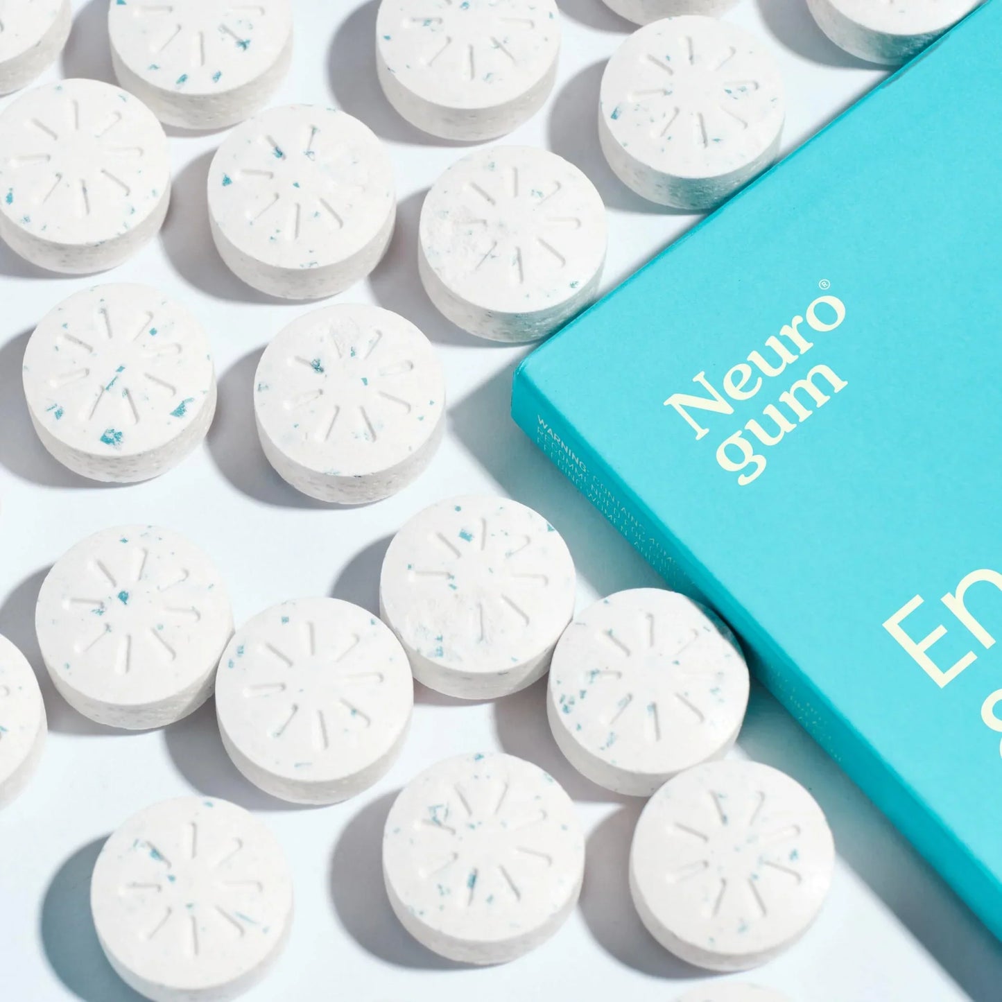 Chicle neurológico para la energía y la concentración