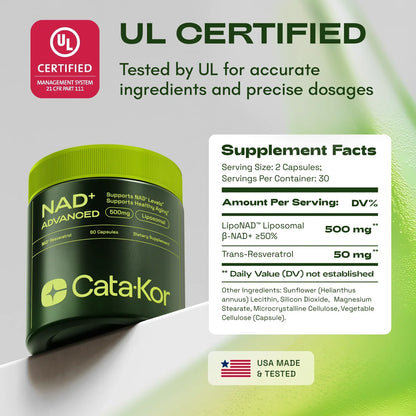 NAD+ Advanced - NAD Supplement with Resveratrol