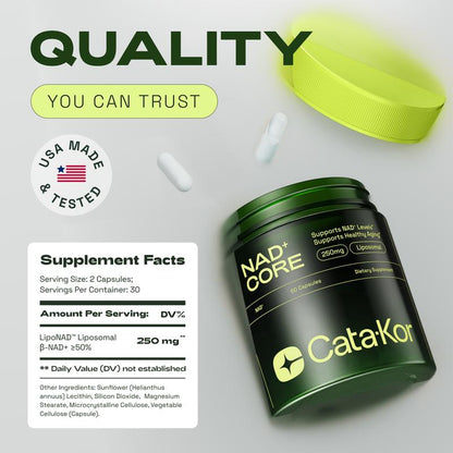 NR900 - NAD+ Supplement for Skin Aging Support, Energy, and Focus