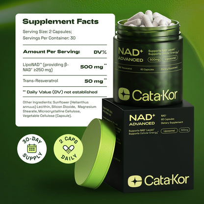 NAD+ Advanced - NAD Supplement with Resveratrol